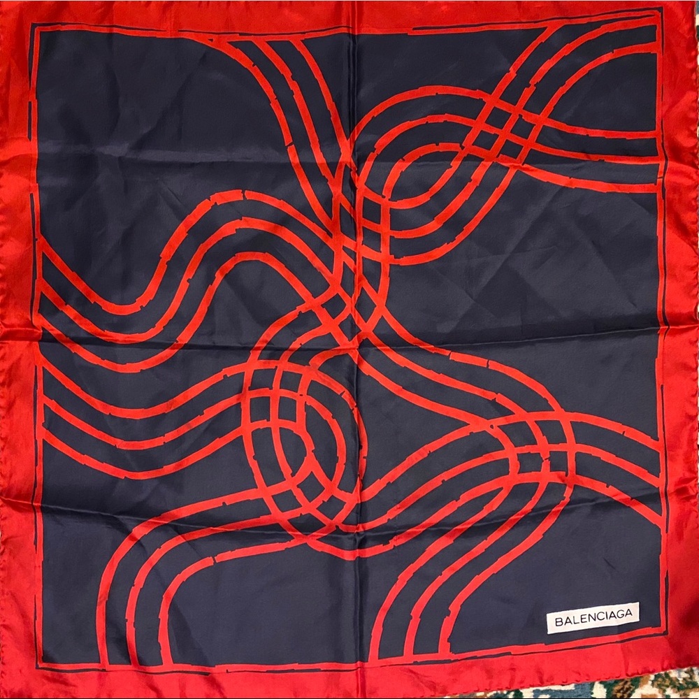 Balenciaga silk scarf